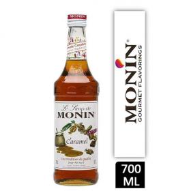 Monin Caramel Coffee Syrup 700ml (Glass) Pack of 6 NWT531