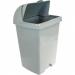 Addis Eco Range Roll Top Bin 50 Litre Grey NWT5316