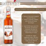 MONIN Premium Caramel Coffee & Cocktail Syrup 700ml Glass Bottle - PACK (6) NWT531P