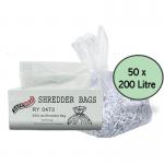 Safewrap Shredder Bag 200 Litre Pack 50 NWT5328