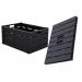Strata Black Wood Effect Folding Crate 60 Litre NWT5341