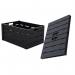 Strata Black Wood Effect Folding Crate 60 Litre (100909) NWT5341