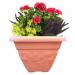 Wham Vineyard Terracotta Square Planter 37cm Squared H236 NWT5354