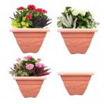 Wham Vineyard Terracotta Square Planter 37cm Squared H236 NWT5354