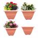 Wham Vineyard Terracotta Square Planter 37cm Squared H236 NWT5354