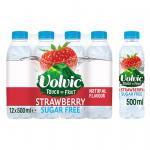 Volvic Sugar Free Touch of Fruit Strawberry 12x500ml NWT5356