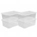Wham Crystal Clear Plastic Storage Box 37 Litre NWT5369