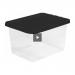 Wham Crystal Clear Plastic Storage Box 37 Litre NWT5369