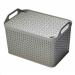 Strata Cool Grey Large 21L Handy Basket With Lid NWT5379