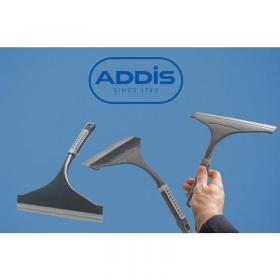 Addis ComfiGrip Shower Screen & Window Squeegee In Metallic and Graphite. NWT5397