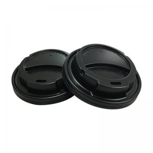 Belgravia 10oz - 16oz Black Sip Through Lids 100s NWT540
