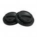 Belgravia 10oz - 16oz Black Sip Through Lids 100s NWT540