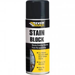 Everbuild Fast Drying Stain Block 400ml Spray NWT5413