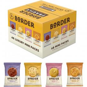 Border Biscuits 48 Luxury Mini Packs (4 Varieties) NWT542