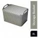 Strata Cool Grey Small Handy Basket With Lid 8L NWT5426