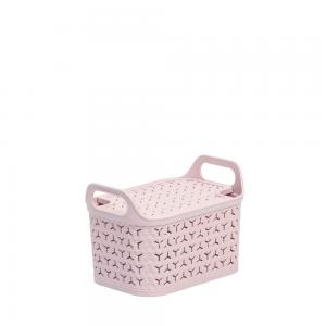 Strata Pink Small Handy Basket With Lid NWT5427