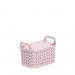 Strata Pink Small Handy Basket With Lid NWT5427