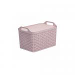 Strata Pink Small Handy Basket With Lid NWT5427