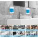 Hand GelSoap Clear Universal Wall Mountable Dispenser 500ml NWT5454
