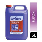 Evans Vanodine Cyclone Extra Thick Bleach 5 Litre NWT5483