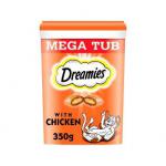 Dreamies Cat Treats with Chicken Mega Tub 350g NWT5495