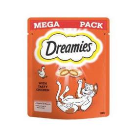 Dreamies Cat Treats with Chicken Mega Pack 200g NWT5497