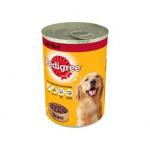 Pedigree Dog Tin with Beef in Gravy 400g NWT5516