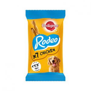 Pedigree Rodeo Dog Treats with Chicken 7 Stick - PACK 12 NWT5534P