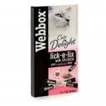 Webbox Lick-e-Lix Salmon 5 x 15g Sachets - PACK (10) NWT5589P