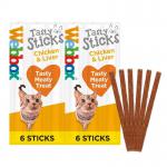 Webbox Cats Tasty Sticks Chicken & Liver 6 Pack NWT5593
