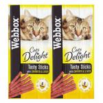 Webbox Cats Tasty Sticks Chicken & Liver 6 Pack NWT5593