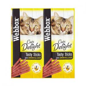 Click to view product details and reviews for Webbox Cats Tasty Sticks Chicken Liver 6 Pack Pack 12 Nwt5593p.