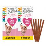 Webbox Cats Tasty Sticks Salmon & Trout 6 Pack NWT5594