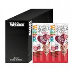 Webbox Cats Tasty Sticks Beef & Rabbit 6 Pack NWT5595