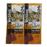 Webbox Cats Tasty Sticks Turkey & Lamb 6 Pack NWT5596