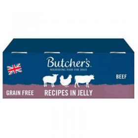 Butchers Beef & Liver in Jelly Dog Food Tin 400g NWT5606