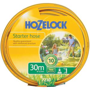 Hozelock Reinforced Starter Hose 30m 7230 Yellow NWT5620