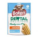 Bakers Dental Delicious Chicken Medium 200g 7 Sticks NWT5631