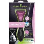 This picture shows a pack of three small animal FURminator undercoat deshedding tools, still in their original packaging labeled NWT5653P. The tools are designed for grooming pets and have a distinctive red handle.