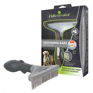 Image of FURminator Grooming Rake For Thick Fur All Dogs & Cats NWT5655