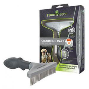 FURminator Grooming Rake For Thick Fur All Dogs & Cats - PACK 3