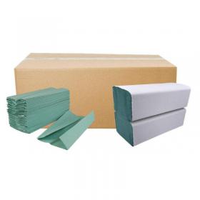Janit-X C-Fold Hand Towel Standard, 1 Ply Green 210s - PACK (12) NWT565P