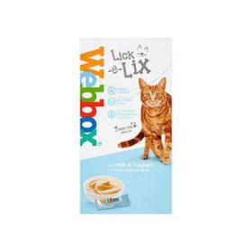 Webbox Lick-e-Lix Milk & Yoghurt 7 Pack NWT5678