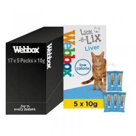 Webbox Lick-e-Lix Liver 5 Pack NWT5679