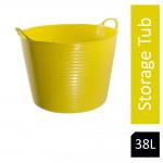 Gorilla Flexi Tub Yellow 38 Litre NWT5683