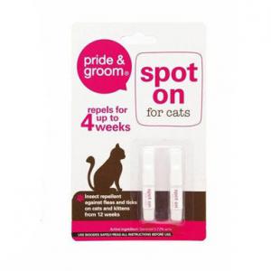 Click to view product details and reviews for Pride Groom Spot On For Cats 2 Pack Pack 24 Nwt5698p.