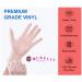 Aurelia DELIGHT Clear Powder Free MEDIUM Vinyl Gloves 100s NWT569-M