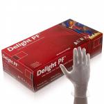 Aurelia DELIGHT Clear Powder Free MEDIUM Vinyl Gloves 100s - PACK (10) NWT569-MP