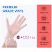 Aurelia DELIGHT Clear Powder Free SMALL Vinyl Gloves 100s NWT569-S
