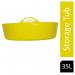 Red Gorilla Tubtrug Yellow Shallow Tub Large 35 Litre NWT5706